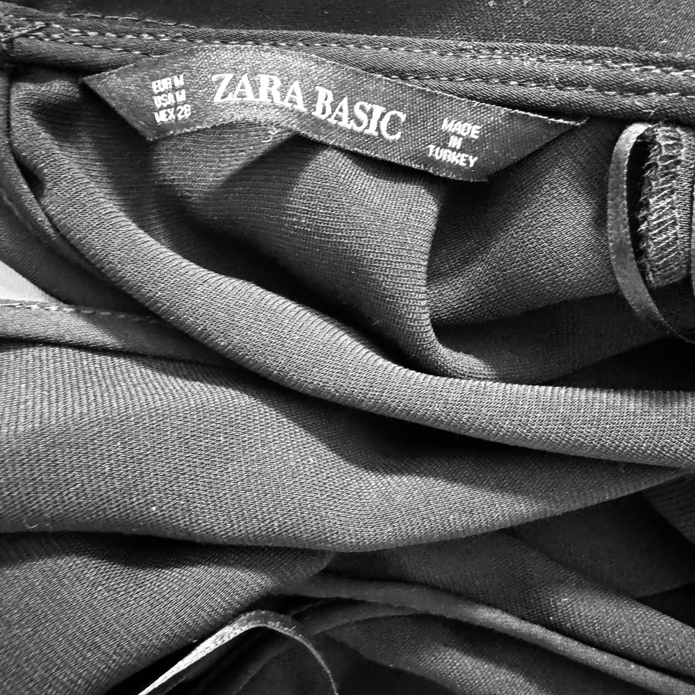 Zara Basic Silky Top Euc - image 2